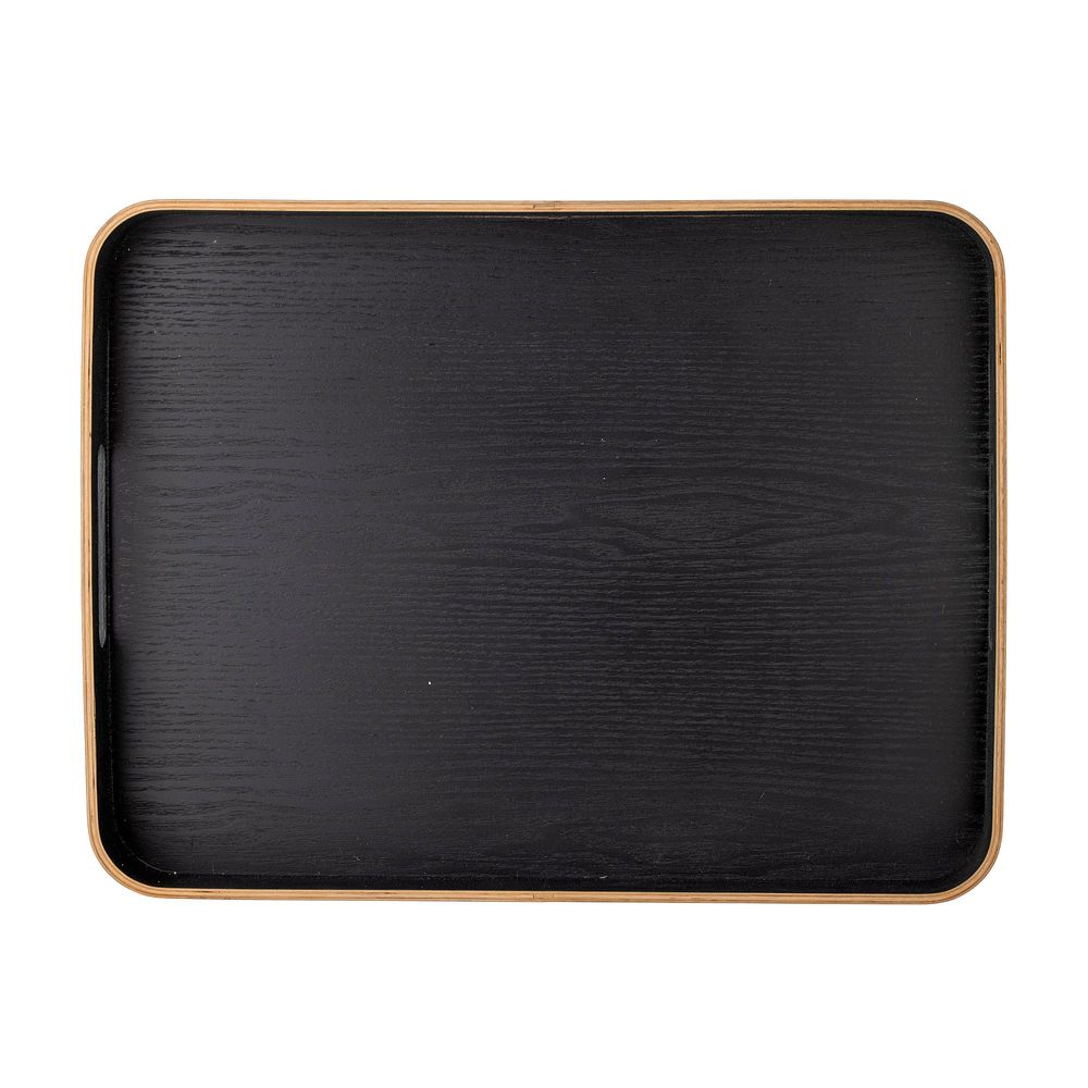 Couverts & ustensiles de cuisine - Leyton Plateau de service, Noir, Chêne - BLOOMINGVILLE MULTIBRAND HOUSE