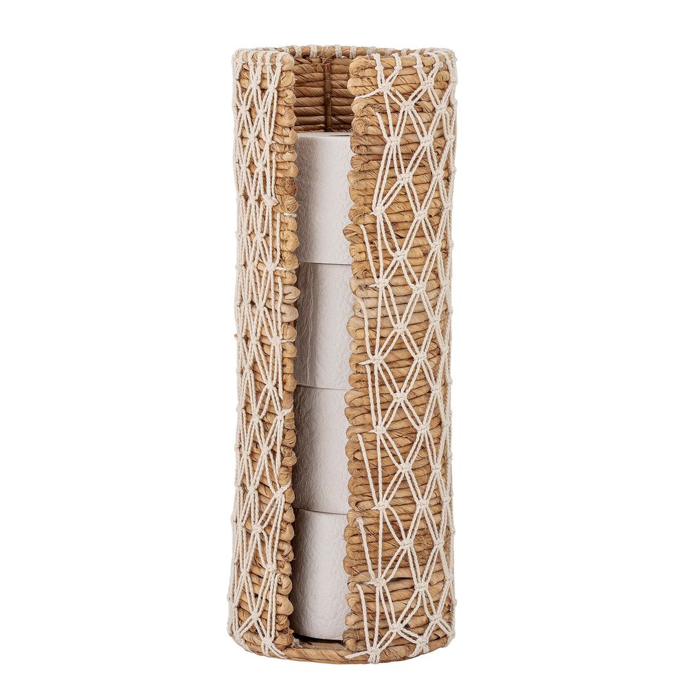 Rangements pour salle de bain - Jussi Porte-rouleau de papier toilette, Nature, Feuille de bananier - BLOOMINGVILLE MULTIBRAND HOUSE