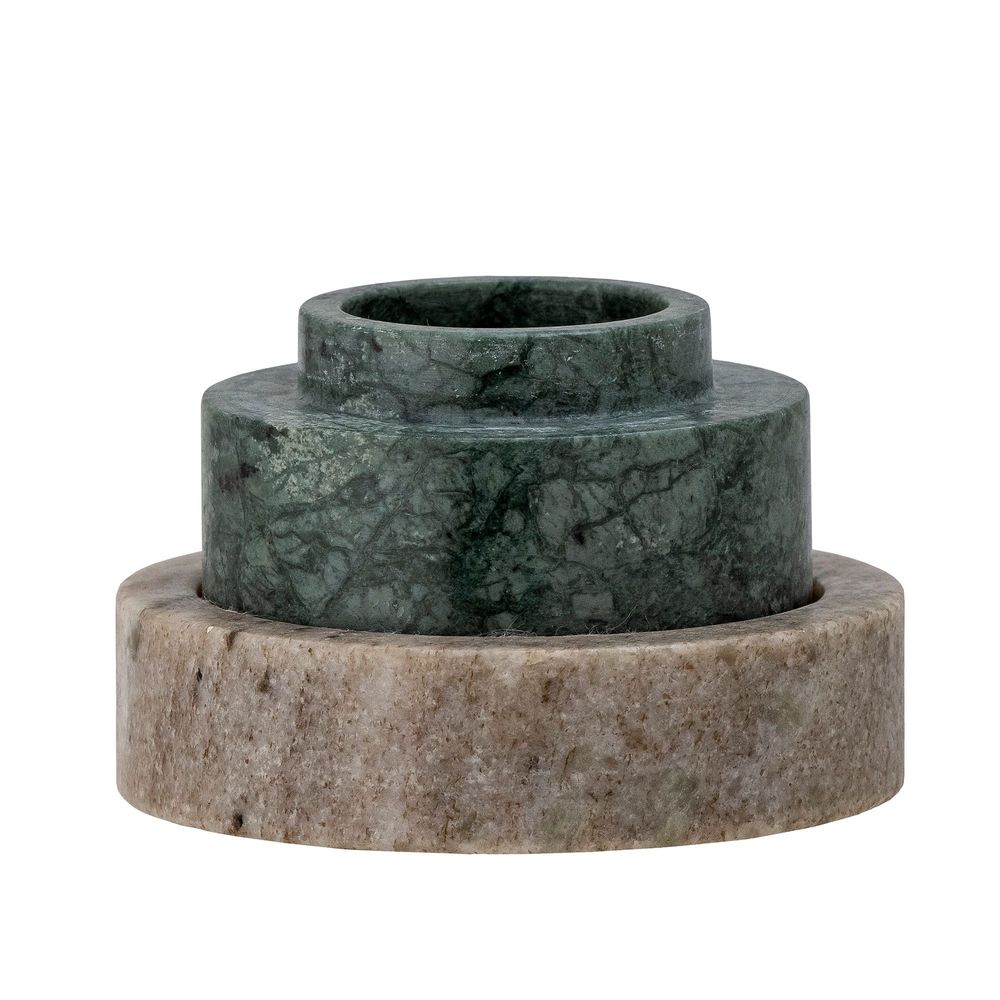 Bougeoirs et photophores - Dalin Photophore et bougeoir, Verte, Marbre - BLOOMINGVILLE MULTIBRAND HOUSE