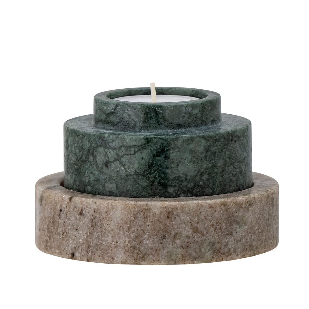 Bougeoirs et photophores - Dalin Photophore et bougeoir, Verte, Marbre - BLOOMINGVILLE MULTIBRAND HOUSE