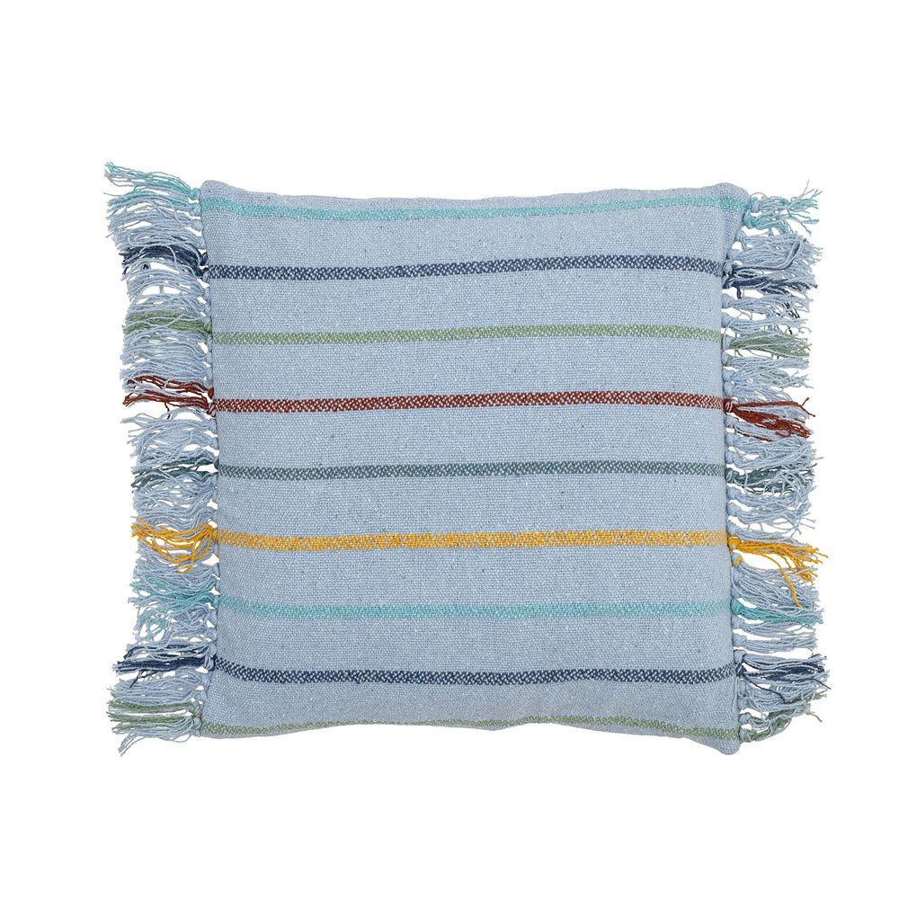 Coussins - Frey Coussin, Blue, Coton recyclé - BLOOMINGVILLE MINI