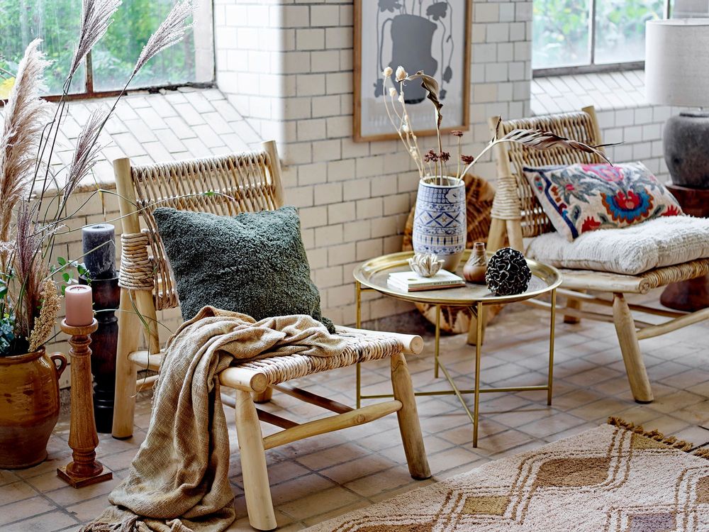 Cushions - Fatuma Cushion, Nature, Cotton - BLOOMINGVILLE MULTIBRAND HOUSE