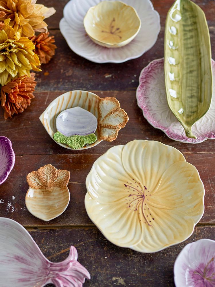 Everyday plates - Mimosa Plate, Purple, Stoneware  - CREATIVE COLLECTION