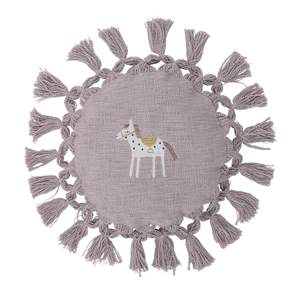 Coussins - Elinna Coussin, Violet, Coton  - BLOOMINGVILLE MINI