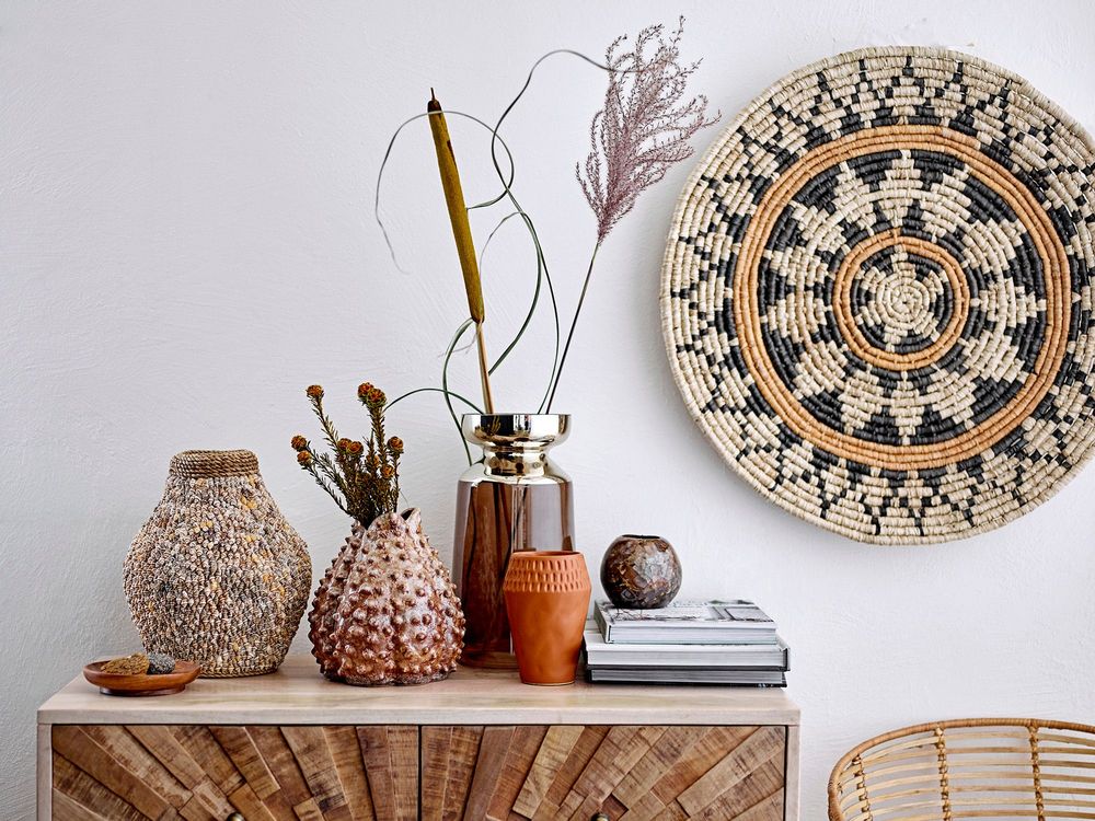 Vases - Saifaldin Vase, Brown, Stoneware - BLOOMINGVILLE MULTIBRAND HOUSE