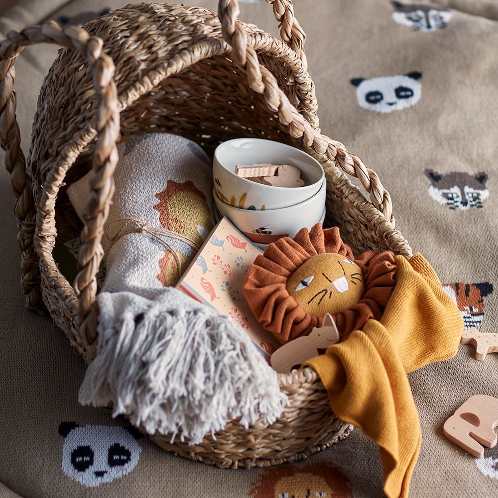 Accessoires pour puériculture - Miko Contre-plaqué, Marron, Coton OEKO-TEX® - BLOOMINGVILLE MINI