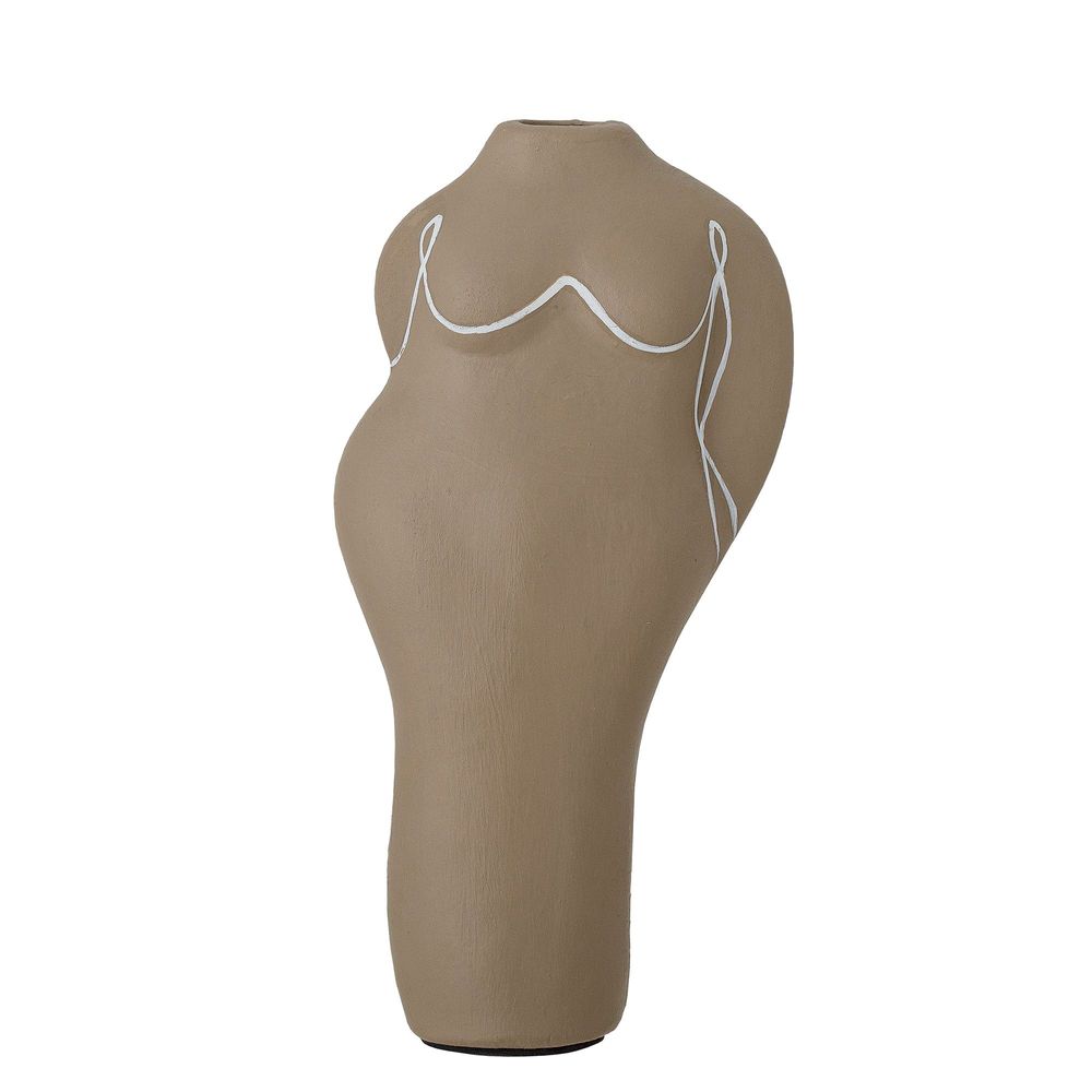 Vases - Lulu Deco Vase, Brown, Terracotta  - BLOOMINGVILLE MULTIBRAND HOUSE
