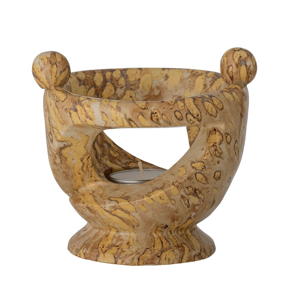 Candlesticks and candle holders - Melucca Votive, Nature, Stoneware - BLOOMINGVILLE MULTIBRAND HOUSE