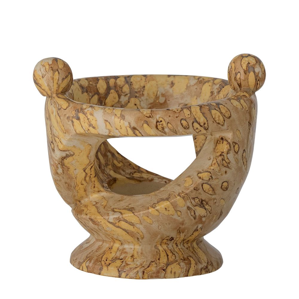 Candlesticks and candle holders - Melucca Votive, Nature, Stoneware - BLOOMINGVILLE MULTIBRAND HOUSE