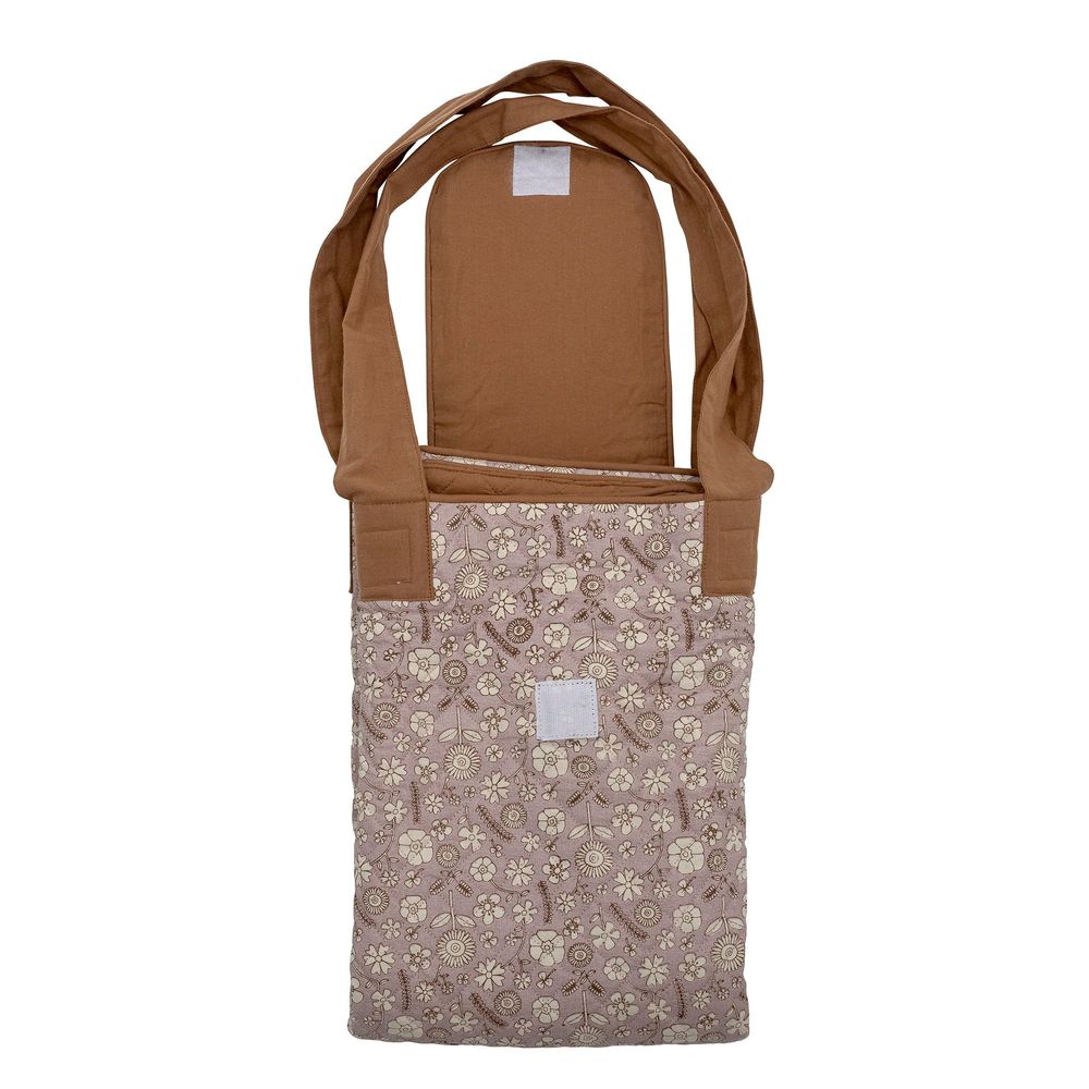 Accessoires pour puériculture - Thanne Matelas à langer, Marron, Coton - BLOOMINGVILLE MINI