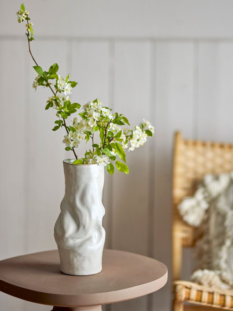 Vases - Araba Vase, Blanc, Grès - BLOOMINGVILLE MULTIBRAND HOUSE