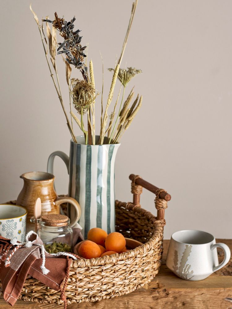 Mugs - Primrose Mug, Nature, Stoneware Set of 3 - CREATIVE COLLECTION