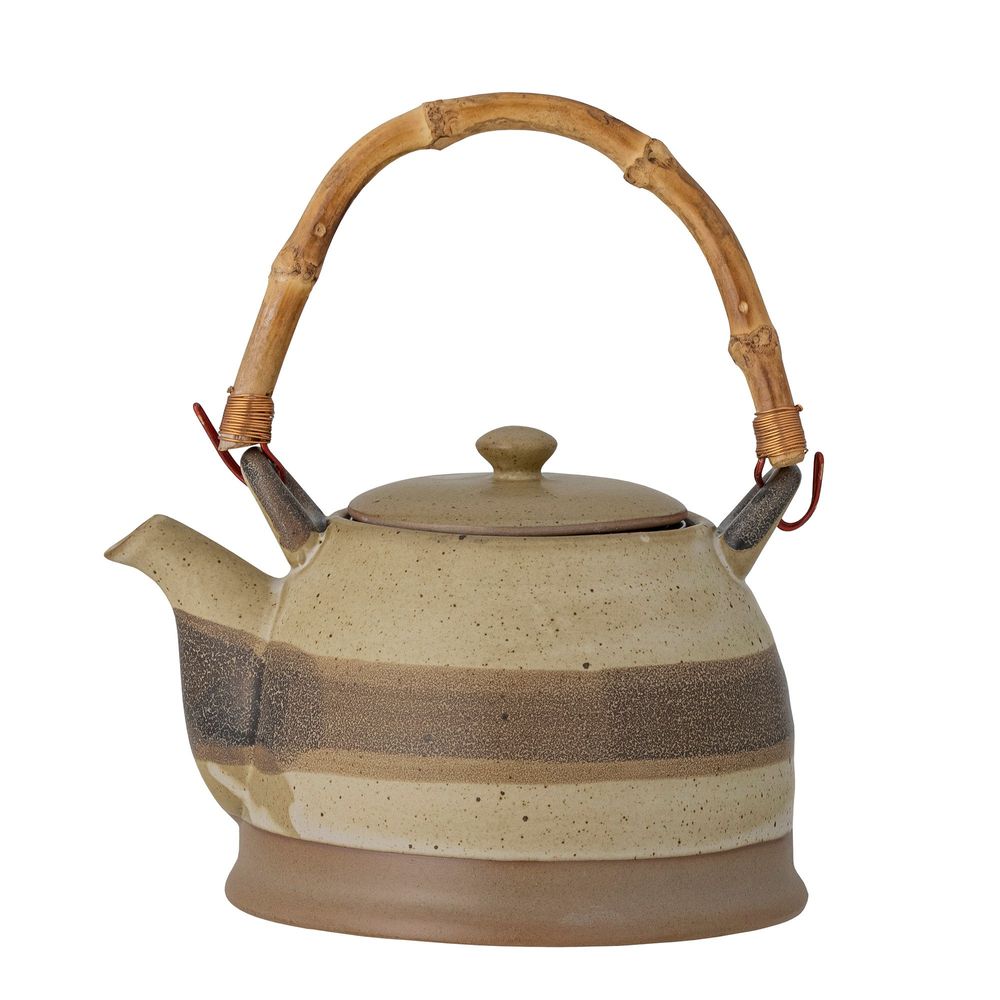 Kitchen utensils - Solange Teapot, Nature, Stoneware - BLOOMINGVILLE MULTIBRAND HOUSE