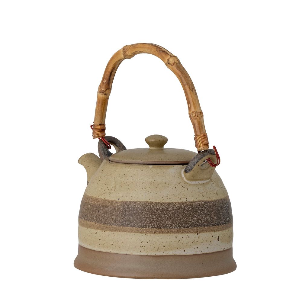 Kitchen utensils - Solange Teapot, Nature, Stoneware - BLOOMINGVILLE MULTIBRAND HOUSE