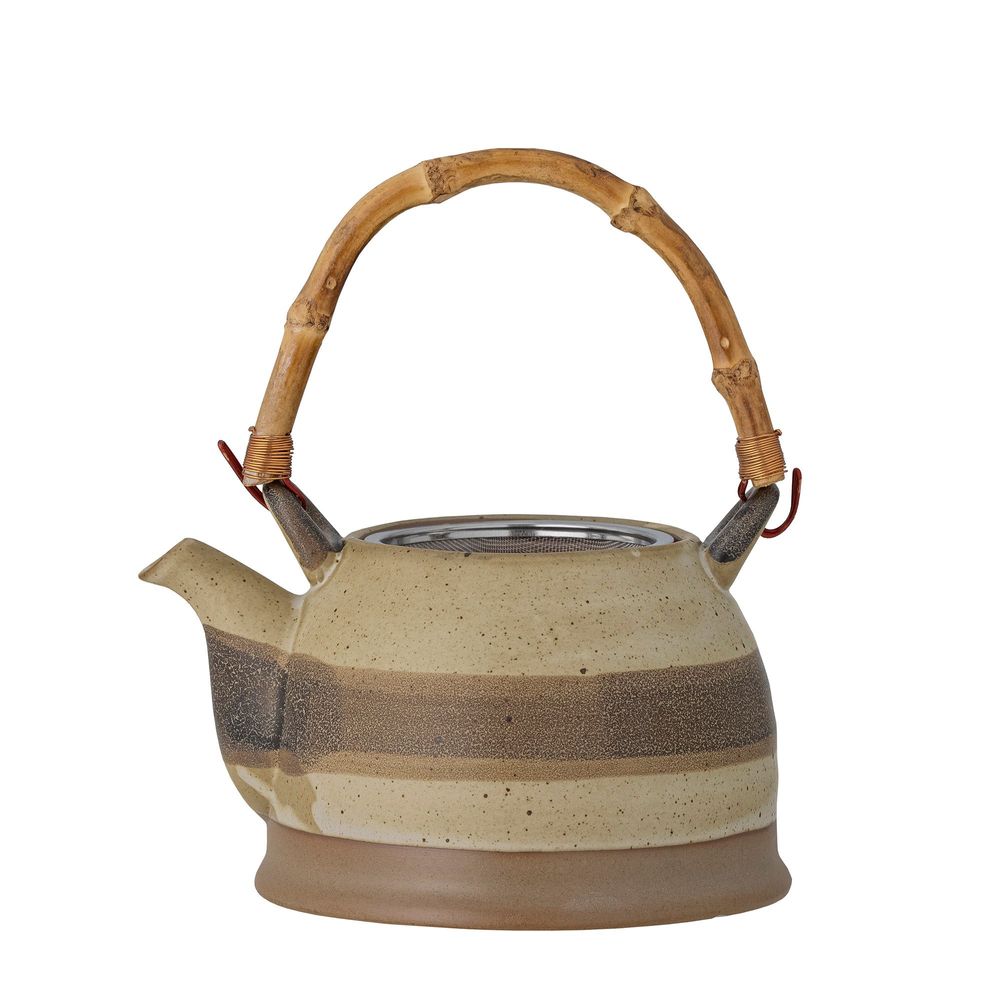 Kitchen utensils - Solange Teapot, Nature, Stoneware - BLOOMINGVILLE MULTIBRAND HOUSE