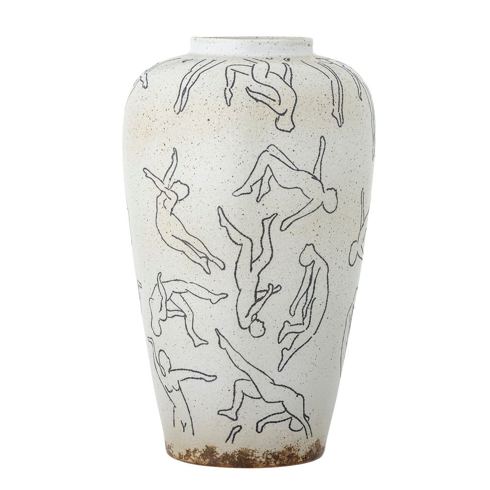 Vases - Adah Vase, Nature, Grès - BLOOMINGVILLE MULTIBRAND HOUSE