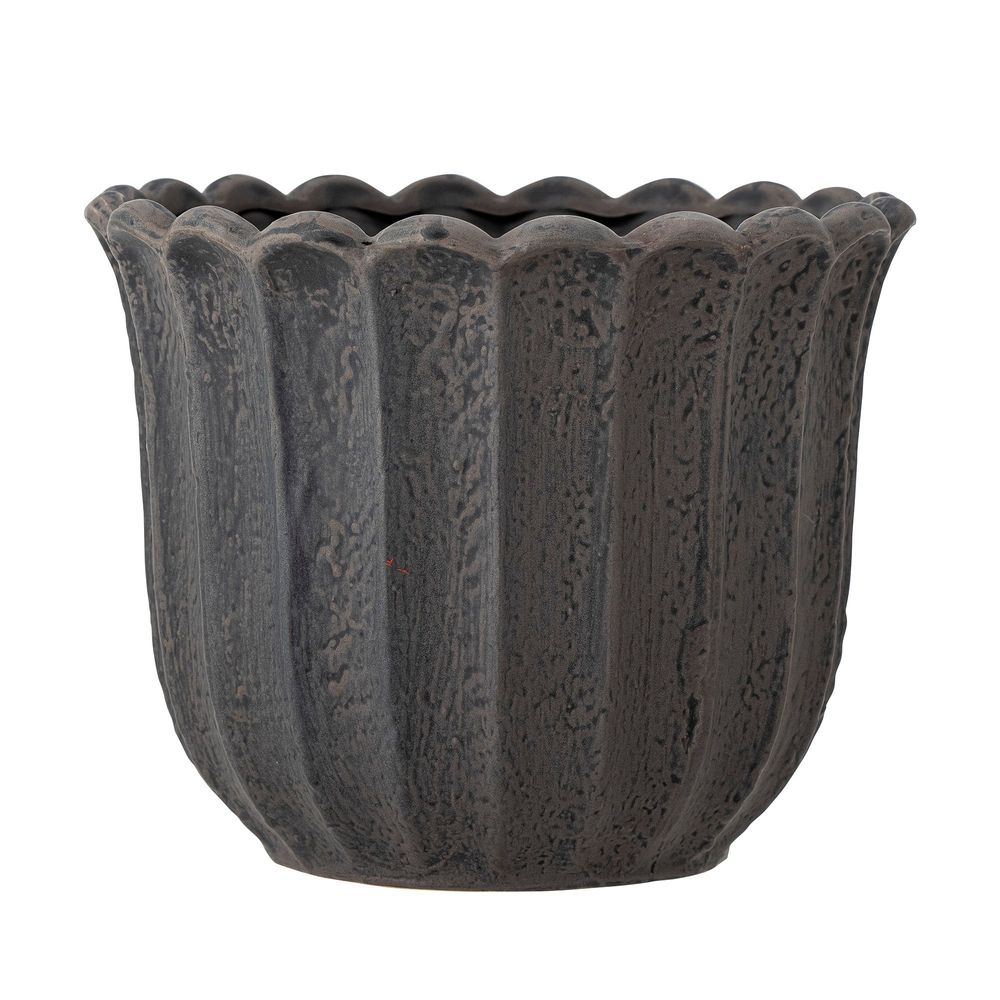 Flower pots - Chaca Flowerpot, Brown, Stoneware - BLOOMINGVILLE MULTIBRAND HOUSE