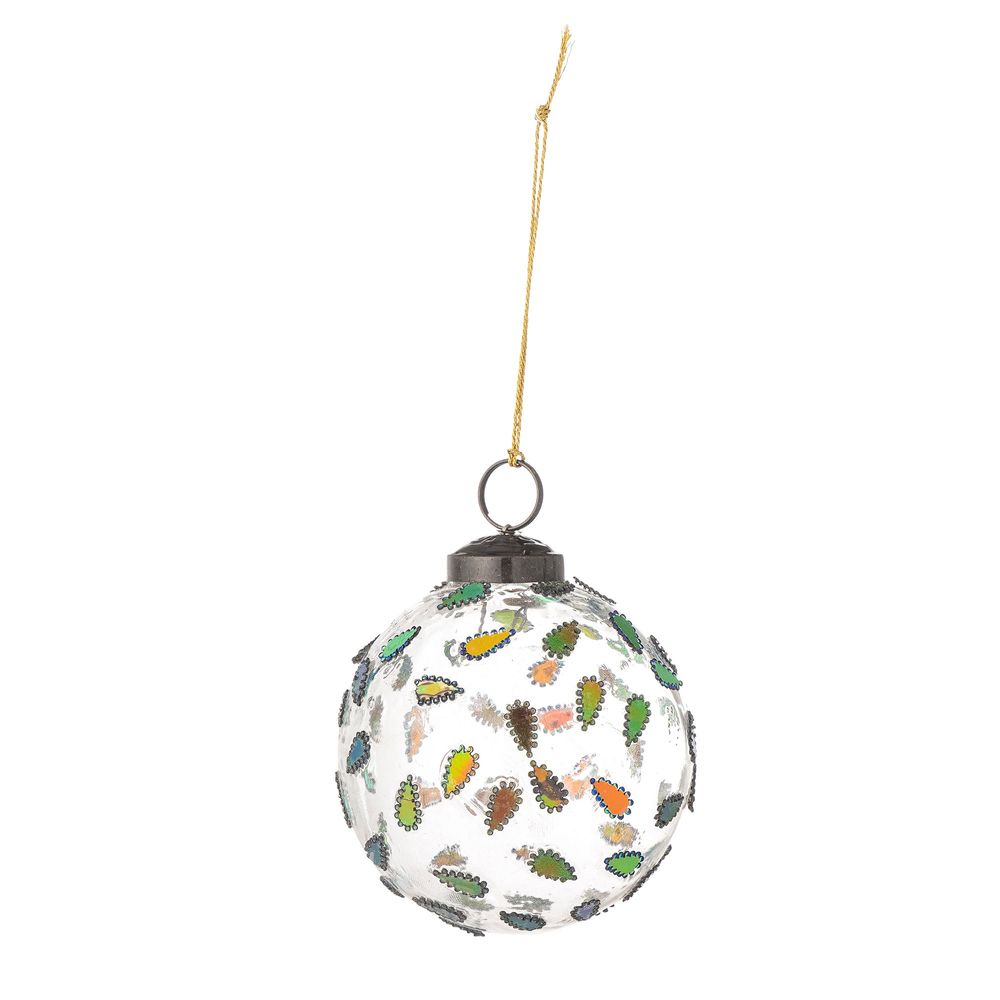 Christmas garlands and baubles - Ellina Ornament, Clear, Recycled Glass - BLOOMINGVILLE MULTIBRAND HOUSE