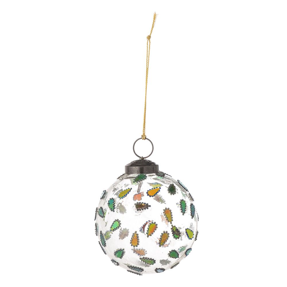 Christmas garlands and baubles - Ellina Ornament, Clear, Recycled Glass - BLOOMINGVILLE MULTIBRAND HOUSE