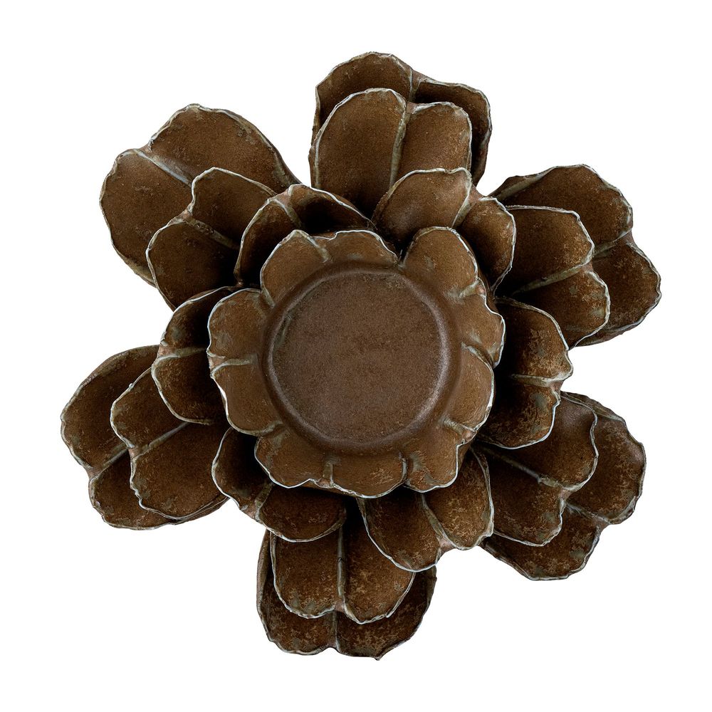 Candlesticks and candle holders - Irisa Votive, Brown, Stoneware - BLOOMINGVILLE MULTIBRAND HOUSE