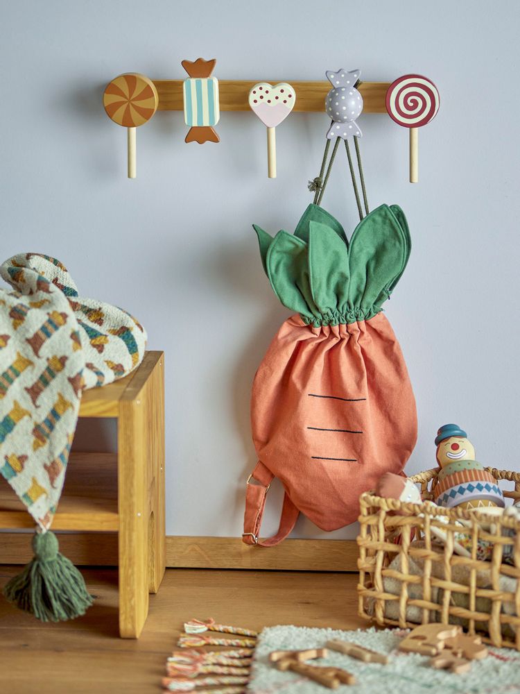 Bags and totes - Totte Bag, Orange, Linen - BLOOMINGVILLE MINI