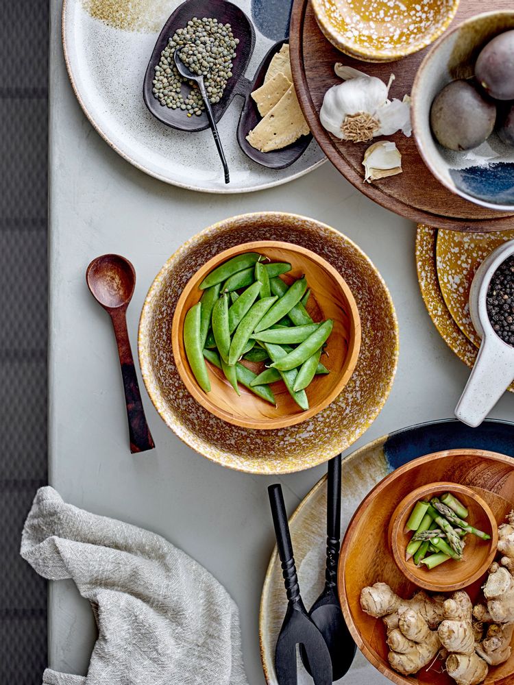 Assiettes au quotidien - Carmel Assiette, Marron, Grès - BLOOMINGVILLE MULTIBRAND HOUSE