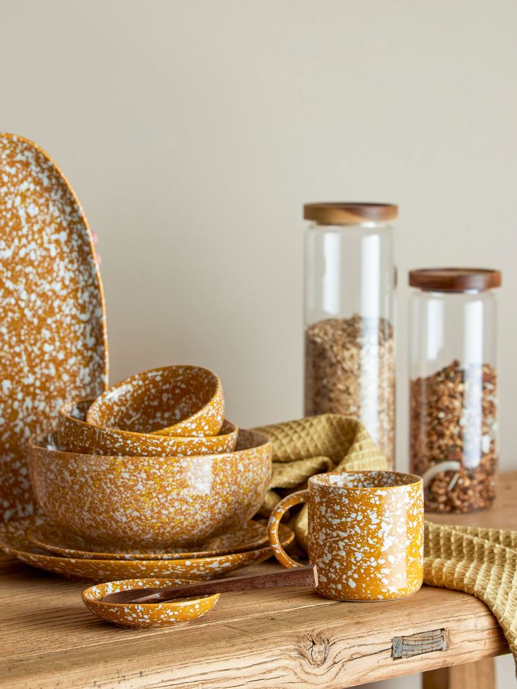 Assiettes au quotidien - Carmel Assiette, Marron, Grès - BLOOMINGVILLE MULTIBRAND HOUSE