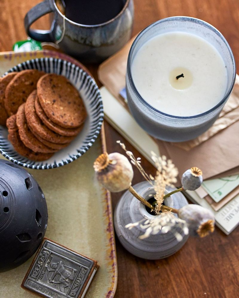 Candles - NO.3-Santal Fig Scent Candle, Blue, Natural Wax - ILLUME X BLOOMINGVILLE