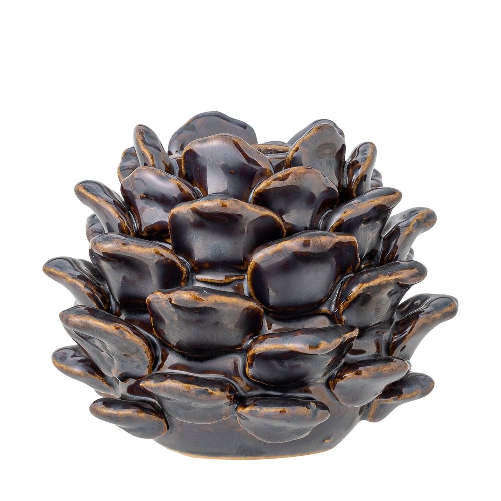 Bougeoirs et photophores - Pine Bougeoir, Marron, Grès - BLOOMINGVILLE MULTIBRAND HOUSE