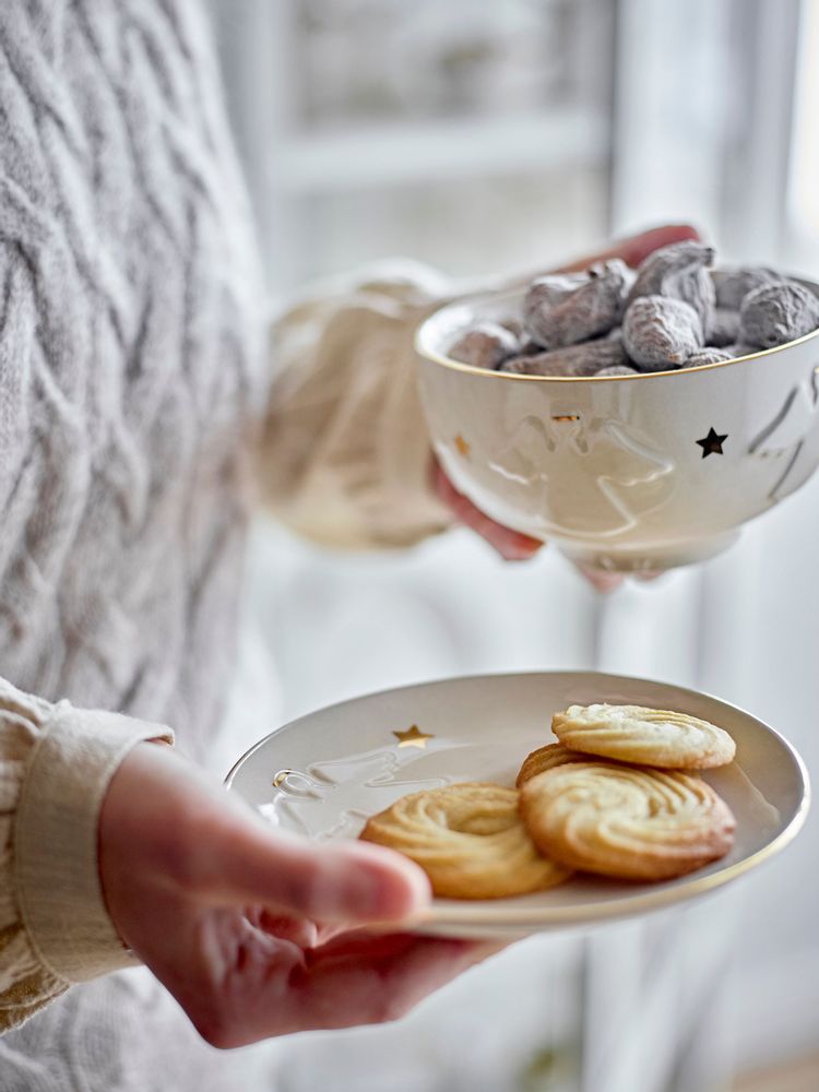 Bowls - Starry Bowl, White, Stoneware - BLOOMINGVILLE MULTIBRAND HOUSE