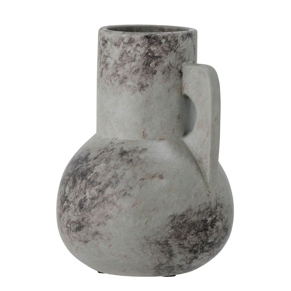 Vases - Tias Vase, Grey, Ceramic - BLOOMINGVILLE MULTIBRAND HOUSE