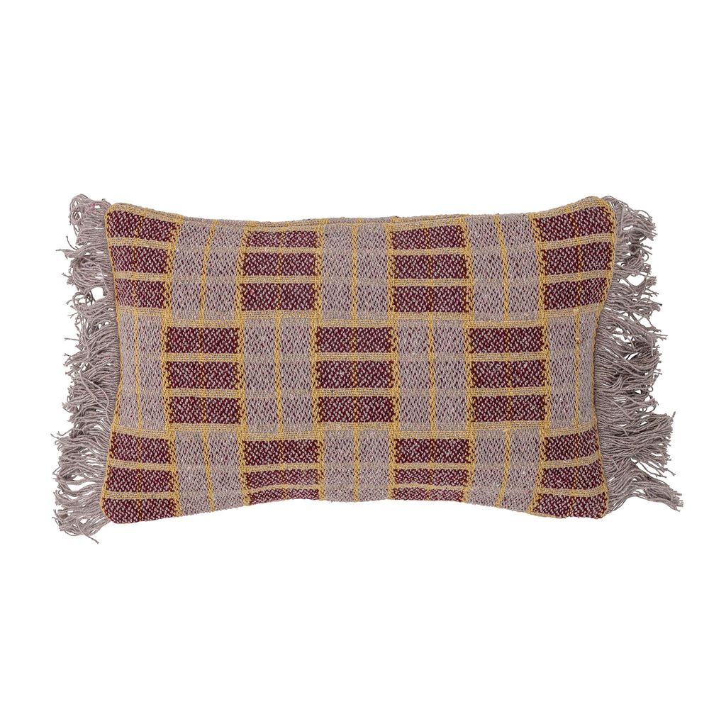 Cushions - Mody Cushion, Red, Recycled Cotton - BLOOMINGVILLE MULTIBRAND HOUSE