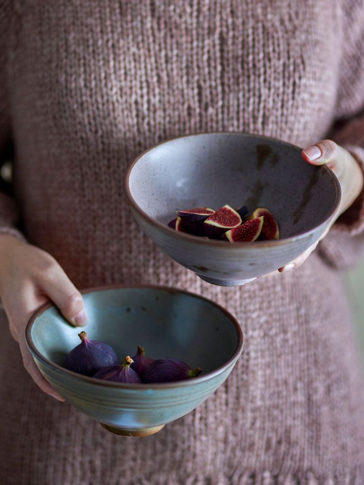 Bowls - Arje Bowl, Green, Stoneware - CREATIVE COLLECTION