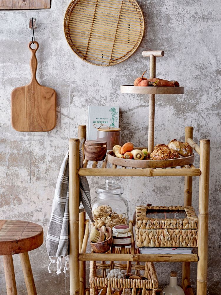 Plateaux - Bille tagère, Nature, Mango - BLOOMINGVILLE MULTIBRAND HOUSE