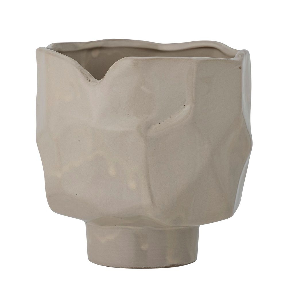 Pots de fleurs - Sella Pot de fleurs, Gris, Grès - BLOOMINGVILLE MULTIBRAND HOUSE
