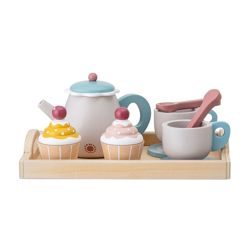 Jouets enfants - Gentrim Set de jeu, aliments, Gris, FSC®100% Contre-plaqué Set of 8 - BLOOMINGVILLE MINI