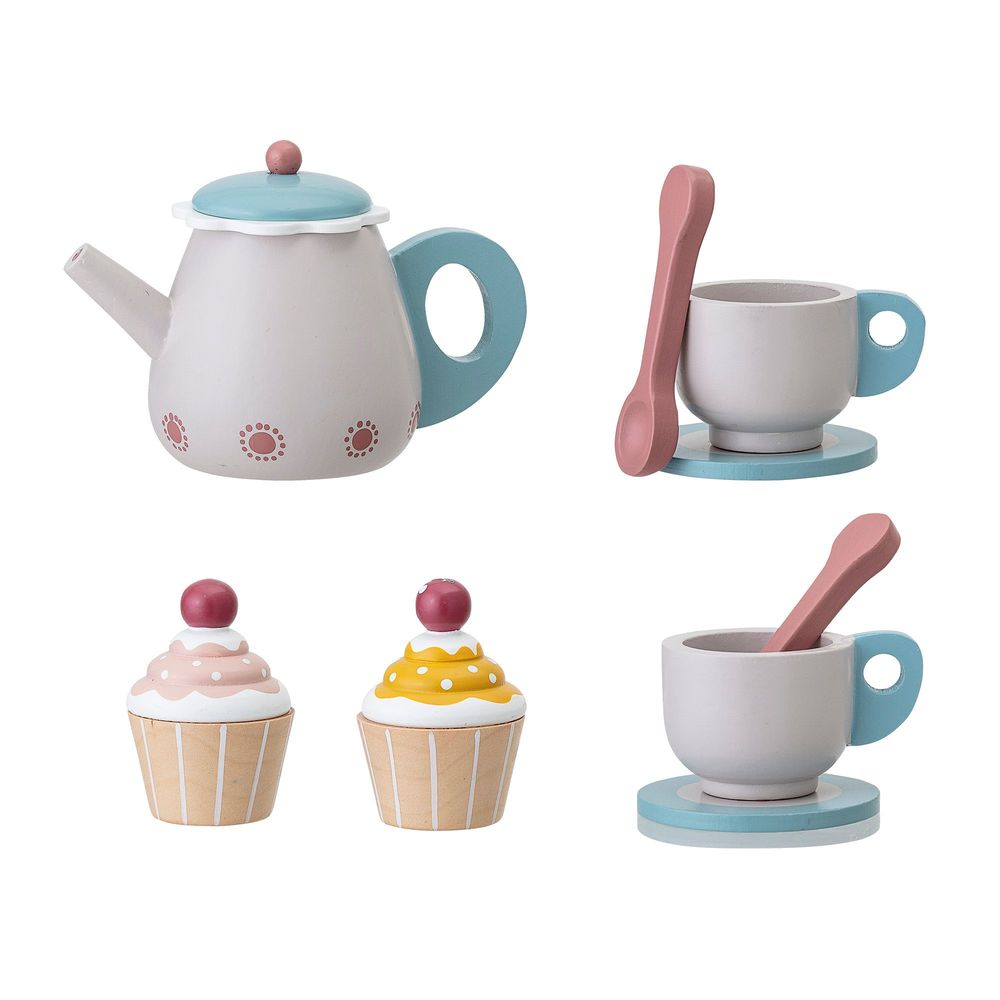 Jouets enfants - Gentrim Set de jeu, aliments, Gris, FSC®100% Contre-plaqué Set of 8 - BLOOMINGVILLE MINI