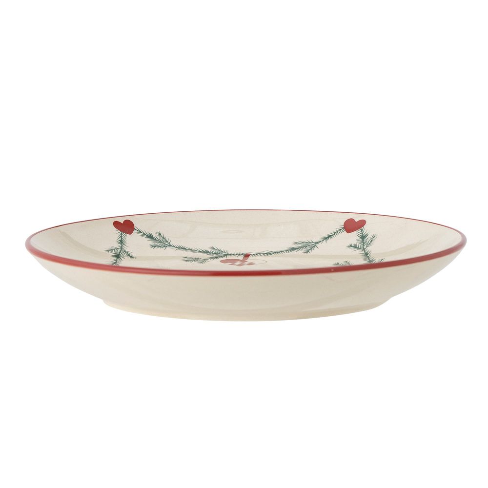 Everyday plates - Yule Plate, Nature, Stoneware  - BLOOMINGVILLE MULTIBRAND HOUSE