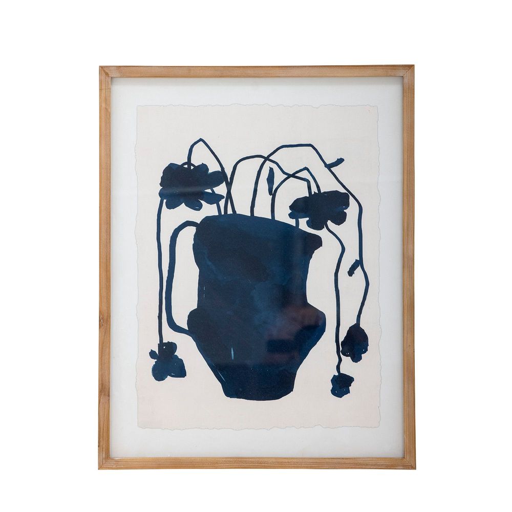 Other wall decoration - Veera Illustration w/ Frame, Nature, Firwood - BLOOMINGVILLE MULTIBRAND HOUSE