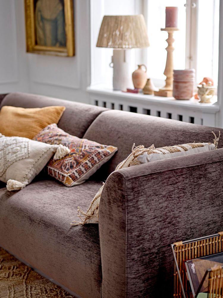 Cushions - Felippa Cushion, Nature, Jute - BLOOMINGVILLE MULTIBRAND HOUSE