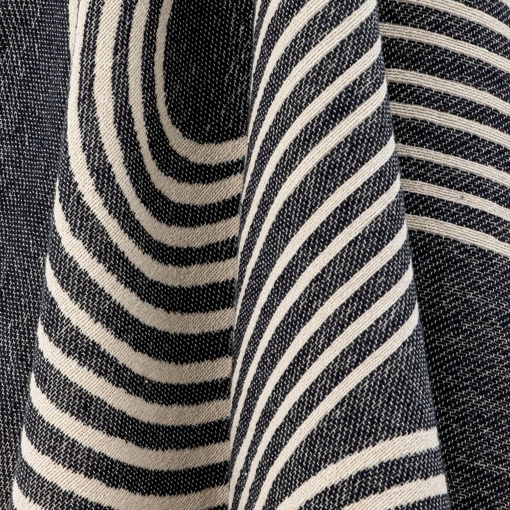 Throw blankets - Anek Throw, Black, Cotton - BLOOMINGVILLE MULTIBRAND HOUSE