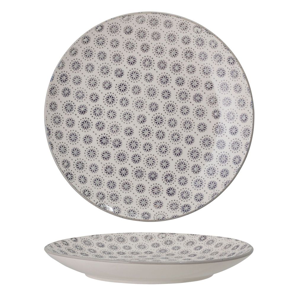 Everyday plates - Elsa Plate, Grey, Stoneware - BLOOMINGVILLE MULTIBRAND HOUSE