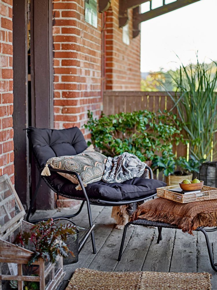 Cushions - Enola Cushion, Brown, Jute - BLOOMINGVILLE MULTIBRAND HOUSE
