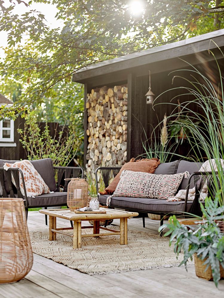 Cushions - Enola Cushion, Brown, Jute - BLOOMINGVILLE MULTIBRAND HOUSE