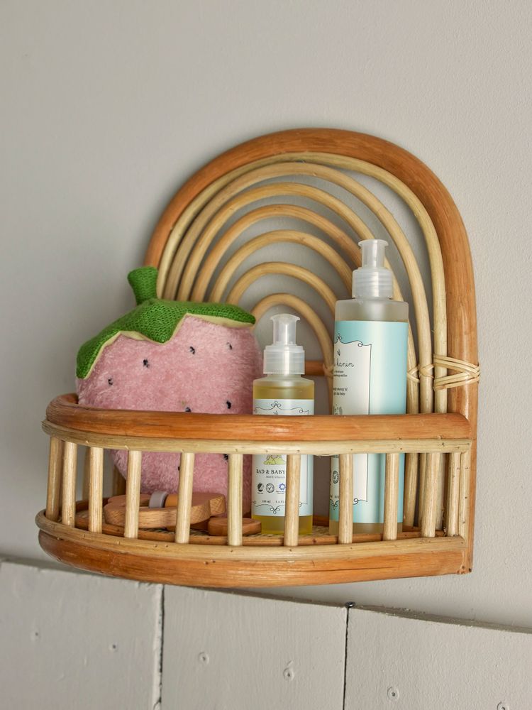 Shelves - Preet Shelf, Nature, Rattan - BLOOMINGVILLE MINI