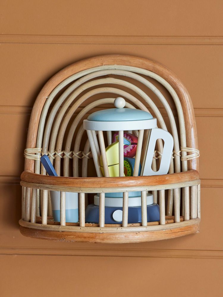 Shelves - Preet Shelf, Nature, Rattan - BLOOMINGVILLE MINI