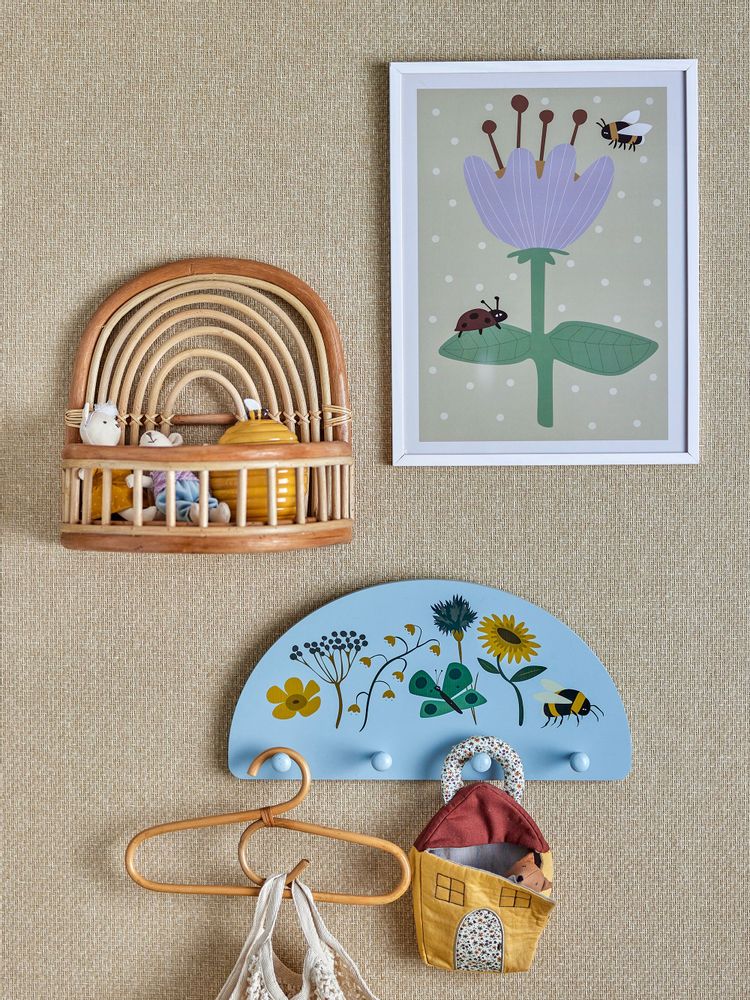 Shelves - Preet Shelf, Nature, Rattan - BLOOMINGVILLE MINI