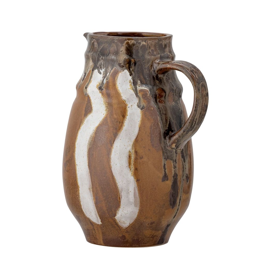 Carafes - Willow Jug, Brown, Stoneware  - CREATIVE COLLECTION