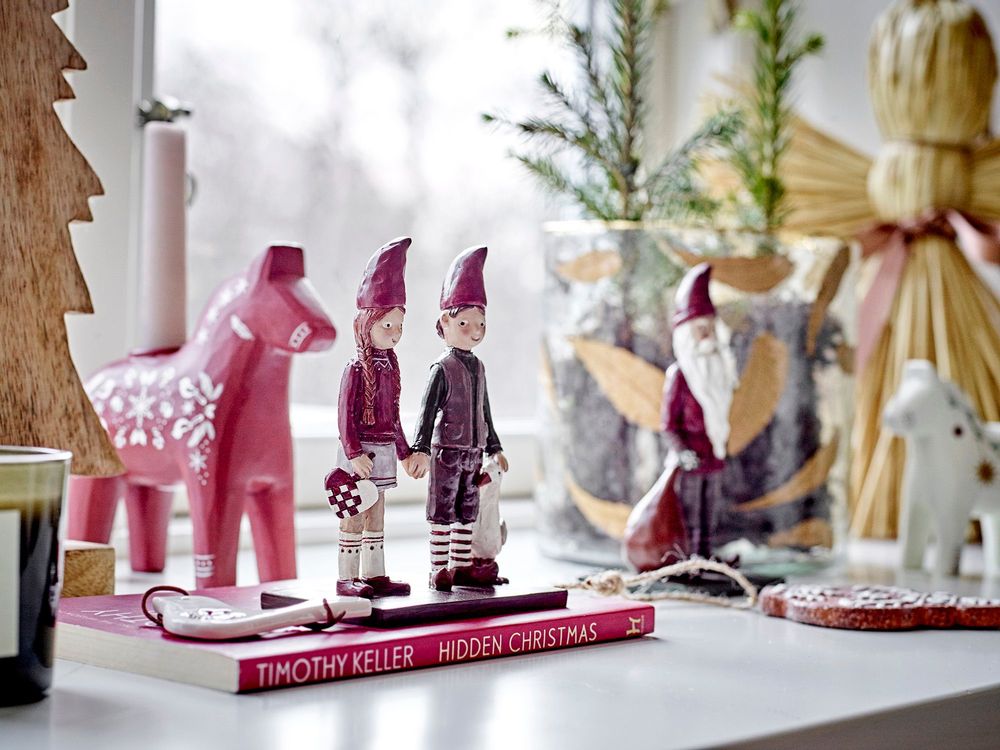 Decorative objects - Elion Deco, Red, Polyresin - BLOOMINGVILLE MULTIBRAND HOUSE