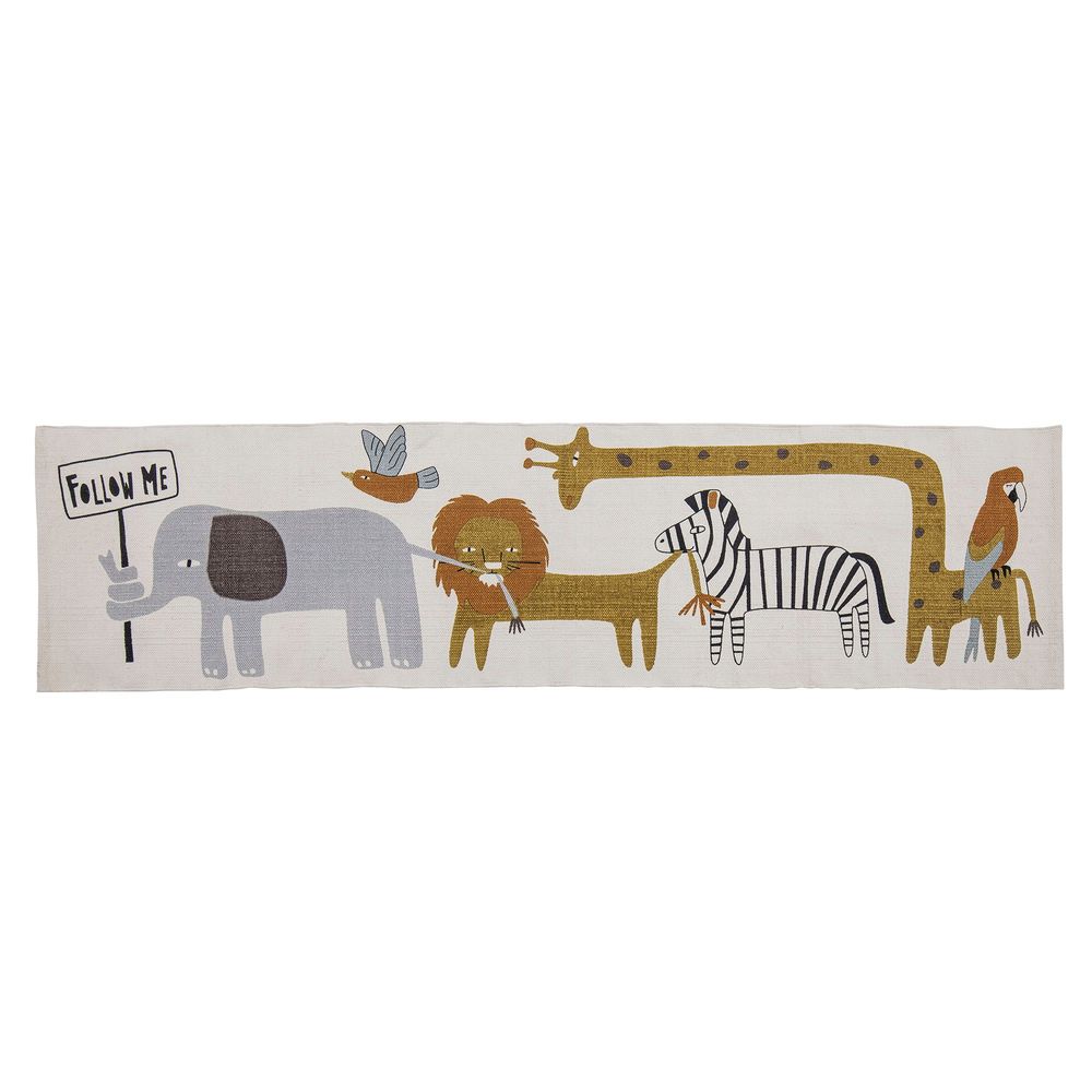 Rugs - Neah Rug, White, Cotton - BLOOMINGVILLE MINI